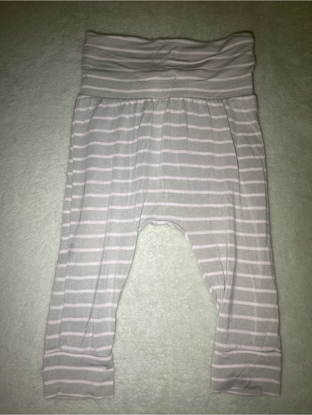 Carter's Light Pink and White Striped Pajama Pants